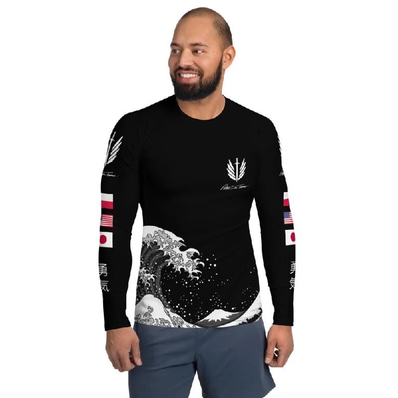 Major Savings Peter Lee Thomas Edition Japanese waves Men's Rash Guard