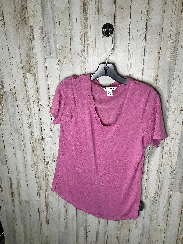 Huge Discounts Pink Athletic Top Short Sleeve Athleta, Size S
