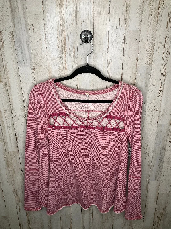 Now or Never Pink Sweatshirt Crewneck Free People, Size Xs