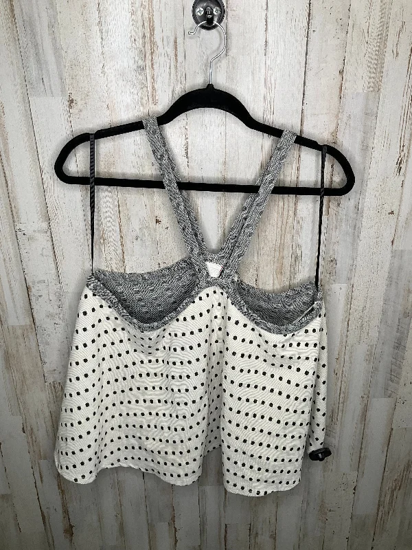 Today Only Polkadot Pattern Top Sleeveless Anthropologie, Size Xl