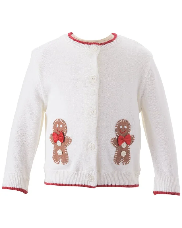 Sale Event Rachel Riley Gingerbread Applique Cardigan