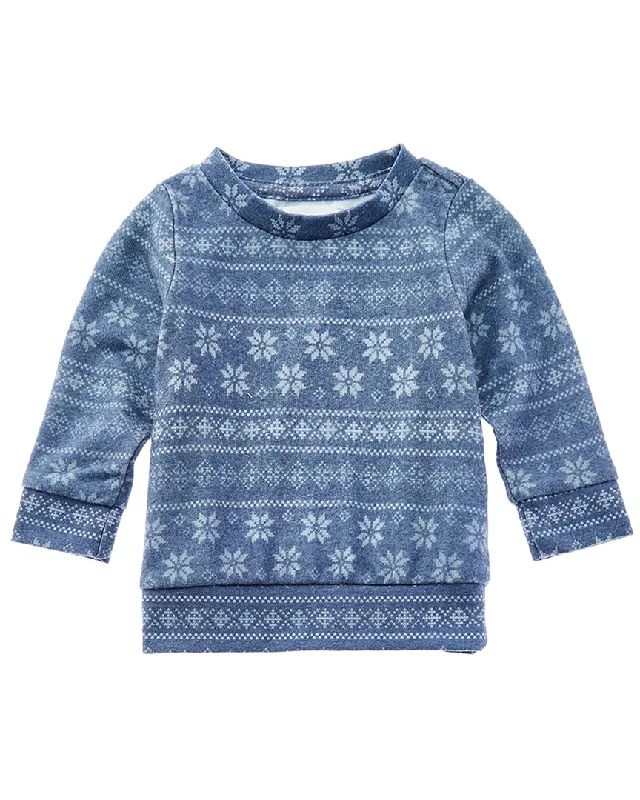 Can't Be Beat Sol Angeles Indigo Fair Isle Pullover