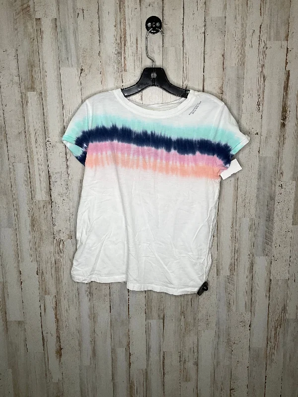 Massive Deals Tie Dye Print Athletic Top Short Sleeve Athleta, Size M