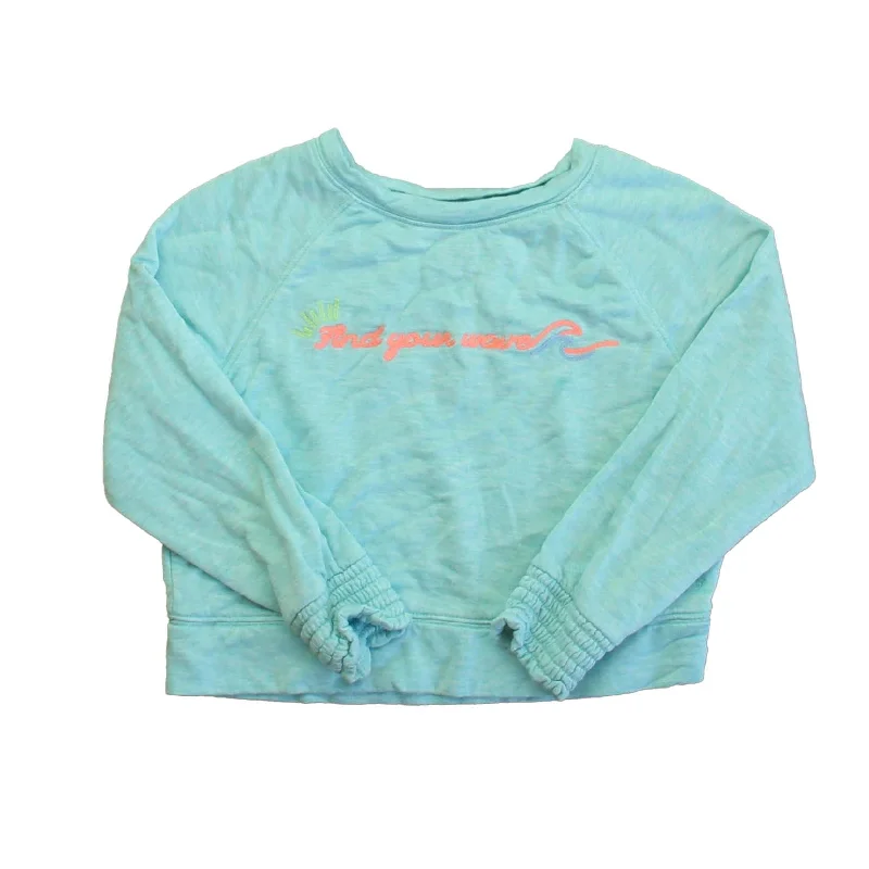 Act Now Vineyard Vines Girls Aqua Long Sleeve Shirt