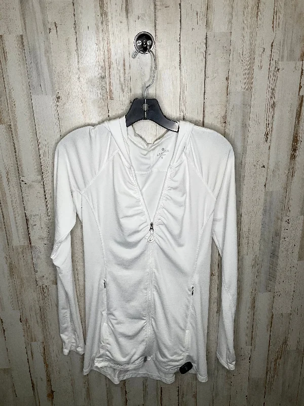 Discount Days White Athletic Jacket Athleta, Size S