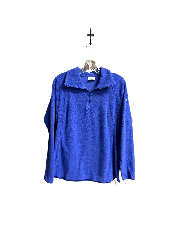 Huge Discounts Athletic Jacket By Columbia In Blue, Size: L