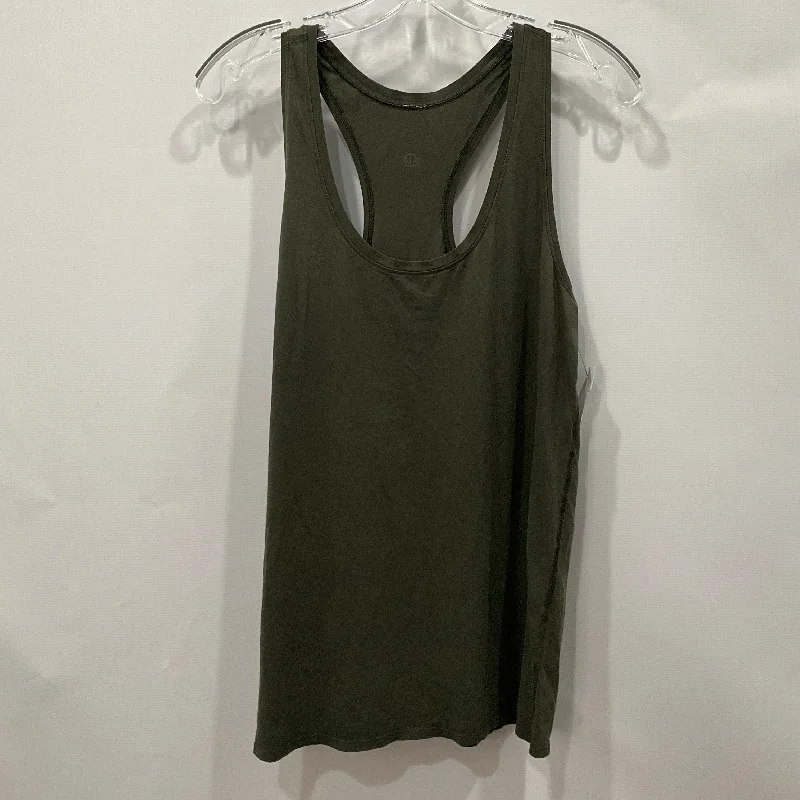 Price Blitz Athletic Tank Top By Lululemon In Green, Size: 8