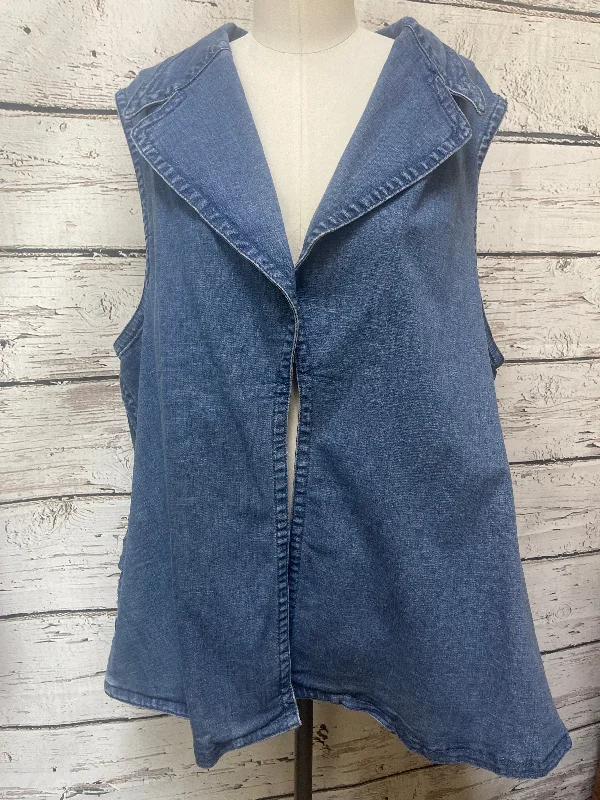 Inventory Reduction Blue Denim Vest Other Lane Bryant, Size 3x