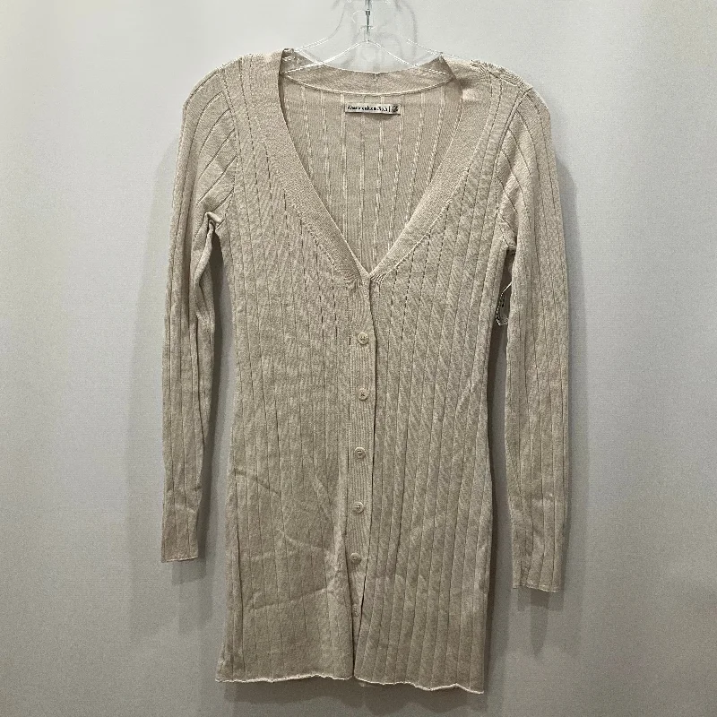 Act Fast Cardigan By Abercrombie And Fitch In Tan, Size: Xs