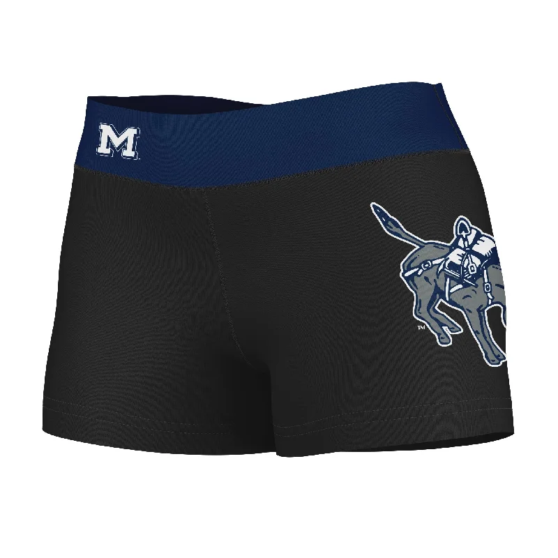 Get It Before It’s Gone Colorado School of Mines Orediggers Logo on Thigh & Waistband Black & Blue Womens Yoga Booty Workout Shorts by Vive La Fete Get It Before It’s Gone Colorado School of Mines Orediggers Logo on Thigh & Waistband Black & Blue Womens Yoga Booty Workout Shorts by Vive La Fete