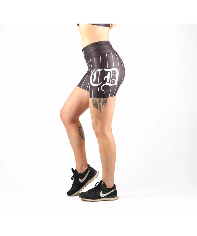 Don’t Miss Out Combat Dollies Black Baseball Fitness Shorts
