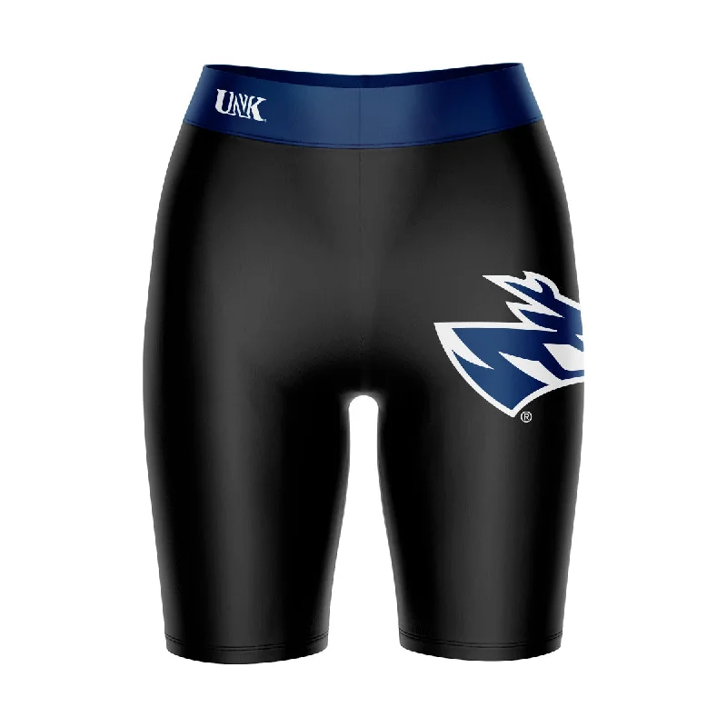 Overstock Nebraska-Kearney Lopers Game Day Logo on Thigh and Waistband Black and Blue Womens Bike Shorts by Vive La Fete Overstock Nebraska-Kearney Lopers Game Day Logo on Thigh and Waistband Black and Blue Womens Bike Shorts by Vive La Fete