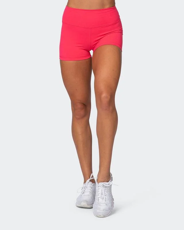 Take Advantage Signature Scrunch Bike Shorts - Paradise Pink