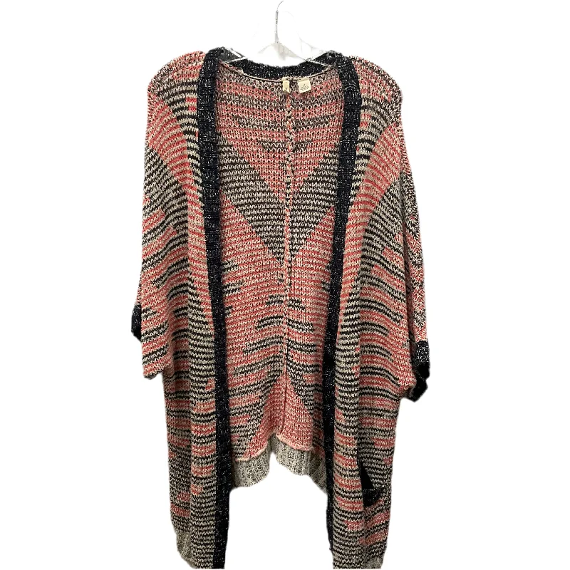 Markdowns Sweater Short Sleeve By Moth In Pink Blue, Size: M