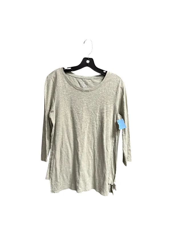 Daily Deals Top Long Sleeve By Chicos In Green, Size: S