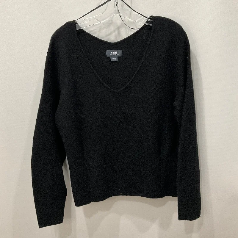 Stock Clearance Top Long Sleeve By Maeve In Black, Size: L