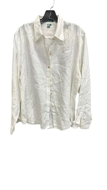 Big Discounts Top Long Sleeve By Ralph Lauren In White, Size: Xl