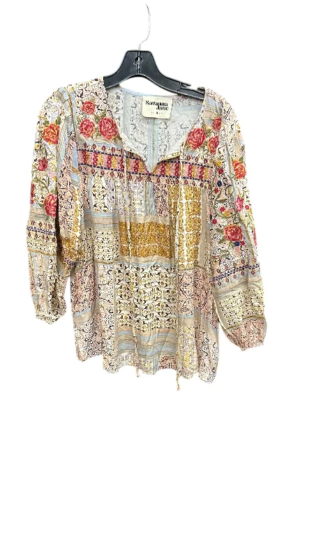 Buy More, Save More Top Long Sleeve By Savanna Jane In Multi-colored, Size: M