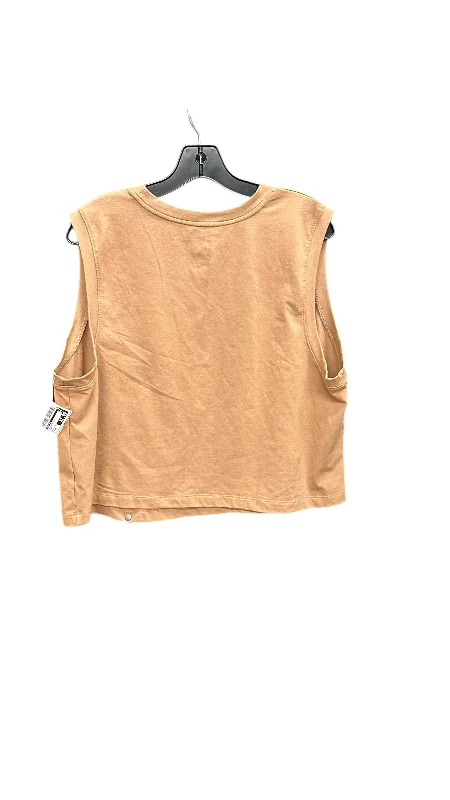 Deal Dash Top Sleeveless By A New Day In Brown, Size: 2x