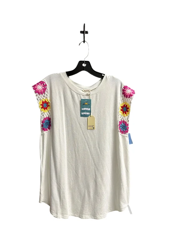 Instant Discount Top Sleeveless By Jodifl In White, Size: M